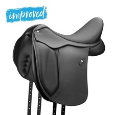 Selle de dressage anglais cheval avec cuir de vache super doux 17,5" pouces