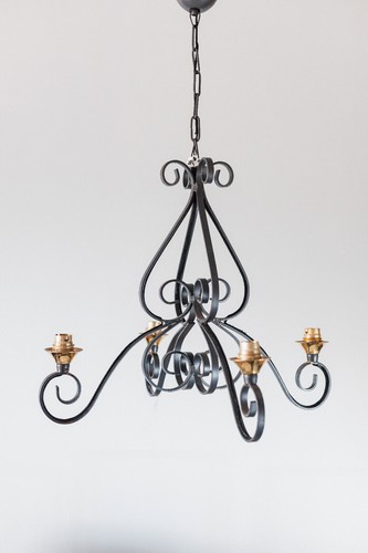 Ancien lustre fer - ancien, en