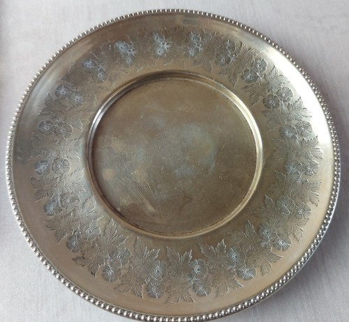 Ancienne assiette métal - assiette, en