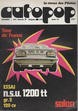 AUTOPOP 27 1973 ESSAI NSU TT