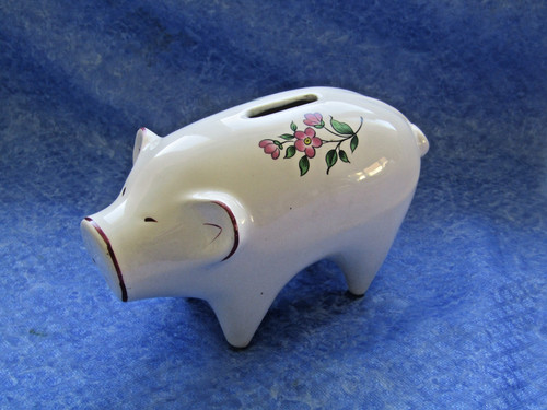 Lunéville earthenware piggy