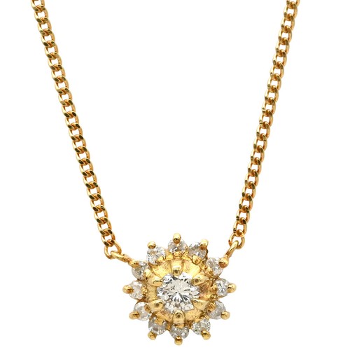Collier diamant ct - 0,22,