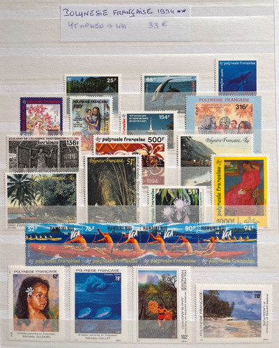 Timbres polynesie francaise - timbres,