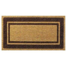 Tapis Classique Rectangulaire En Coco 60 Cm X 120 Cm D'Entrée