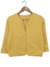 STEFANEL Cardigan Dames Veste T EU 36 orange clair style décontracté