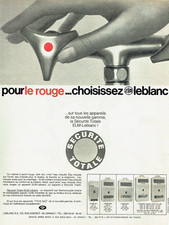 publicité Advertising 0922  1968  ELM- Leblanc  gamme chauffe-eau point rouge