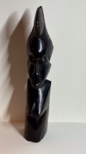 Statuette buste Femme en ébène