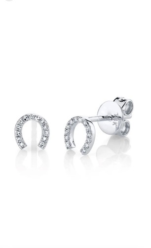 14k solide blanc diamant - or,