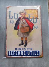 Plaque métal vintage Biscuits