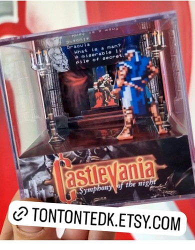 Diorama cube castlevania - diorama, 3d