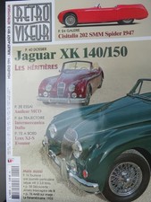 Magazine RETROVISEUR N° 291	août-13	Jaguar XK 140 150 / Cisitalia 202 SHM Spider
