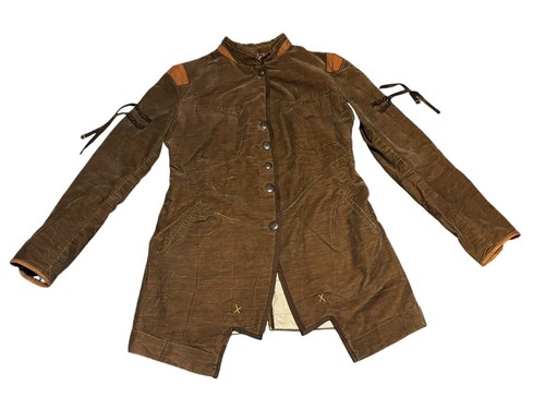 Superbe veste longue marron