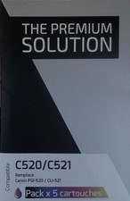 Cartouches d'Encre Noir et Couleur de marque Toner Services compatible Canon