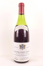 beaune château de meursault cent-vignes rouge 1974 - bourgogne