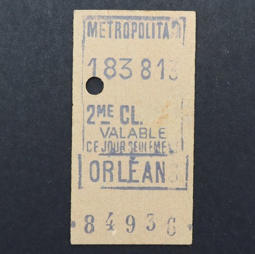 Ancien ticket paris métro - ticket,