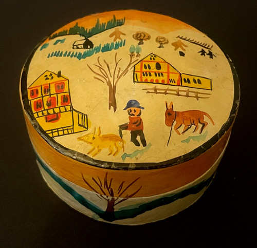 Jolie petite boite ronde - boite,
