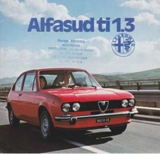 Catalogue Brochure Alfa Romeo Alfasud TI 1.3 1978 France