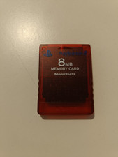 Carte mémoire rouge 8 Mo