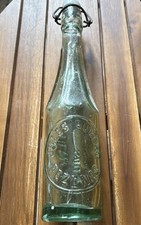 Ancienne Bouteille Soda TORPILLE brasserie Jules Aubert PEZENAS Années 1910s