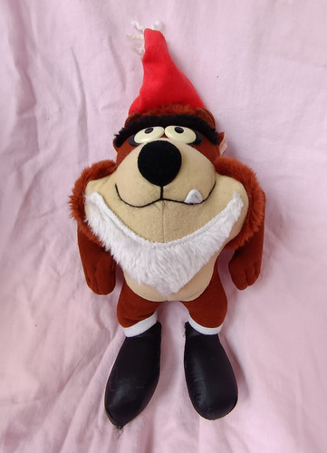 Peluche taz version pere noel - taz,