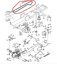 Husqvarna Hydro Transmission Lecteur Ceinture Some LTH141 LTH151 LTH152 LTH1536