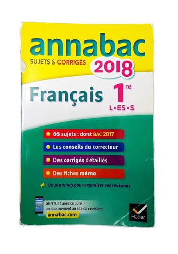 Annales annabac 2018 français - annales,