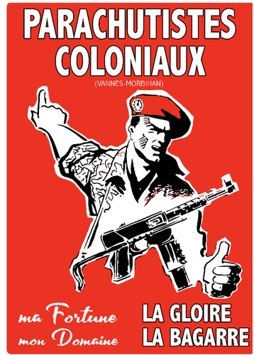 Affiche poster parachutistes - affiche,