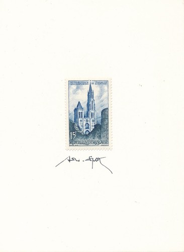 France 1958 cathédrale senlis - france,