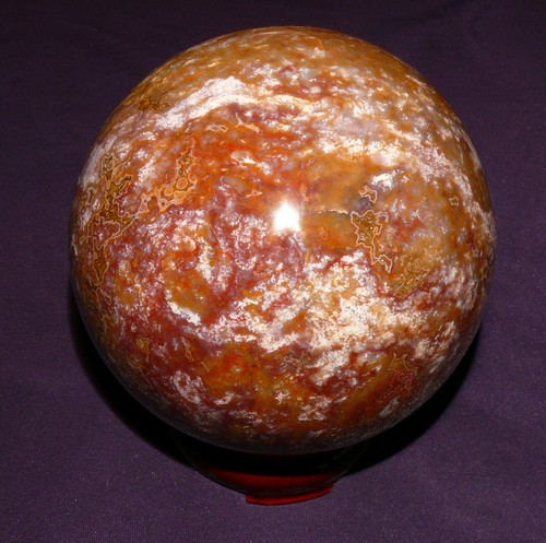 Jaspe océan boule poli - jaspe, océan,