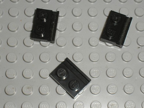 Pieces lego black plate - 3,