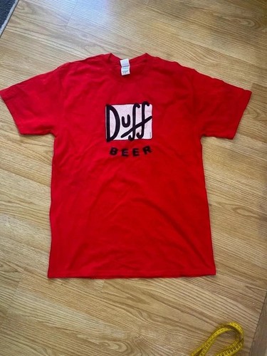 Shirt rouge duff - t-shirt,