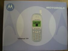 TELEPHONE PORTABLE VINTAGE MOTOROLA TALKABOUT 191 - BOITE ET CHARGEUR - ECRAN HS