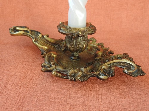 Ancien bougeoir main en - main,