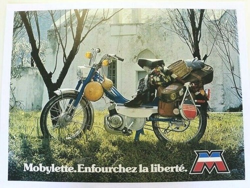 Affiche motobecane mobylette - affiche,