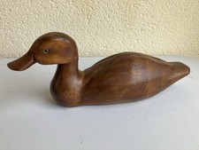 Vintage Canard Tahitienne Tres Joli Bois Fait Main
