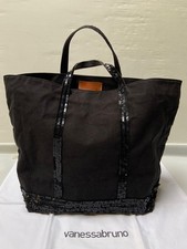 Grand sac cabas coton noir