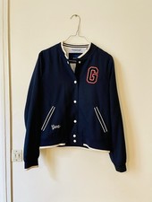 Blouson Teddy / Veste en laine et coton GANT bleu marine taille 38/M en laine