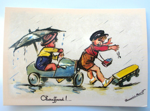 Carte postale germaine - postale,