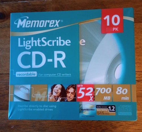 Memorex lightscribe 10 - lightscribe, cd-r