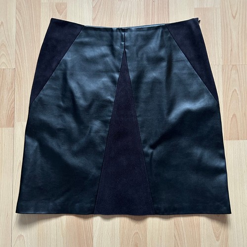 Jupe noir simili - jupe, cuir