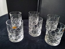 Coffret de 6 verres à whisky Cristal taillé main