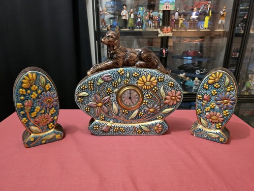 Ancienne pendule garniture - ancienne,
