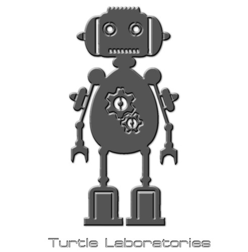 Robot sign metal wall art - metal,