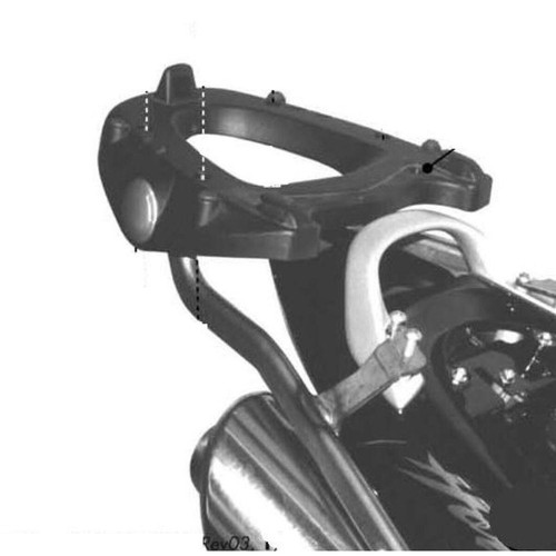 Porte bagages pour honda - porte-bagages,
