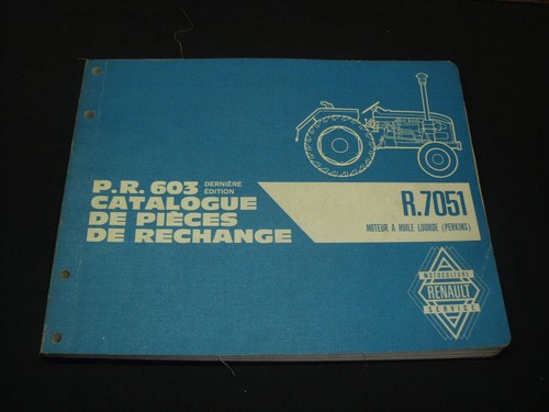 Catalogue pieces detachees - catalogue, d
