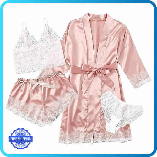 Ensemble pyjama satin - , 4