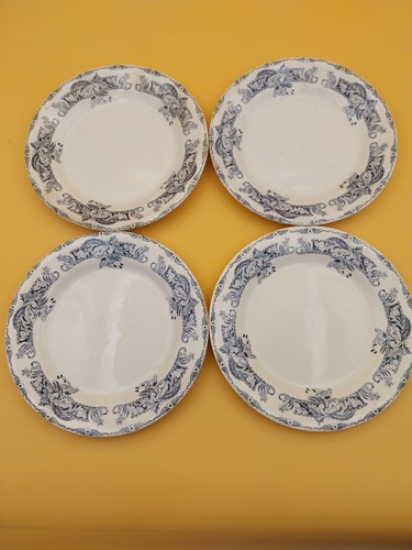 Assiettes plates creil - 4,