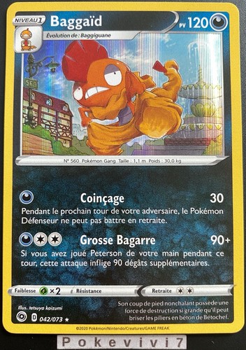 Carte pokemon baggaïd - carte, 042/073