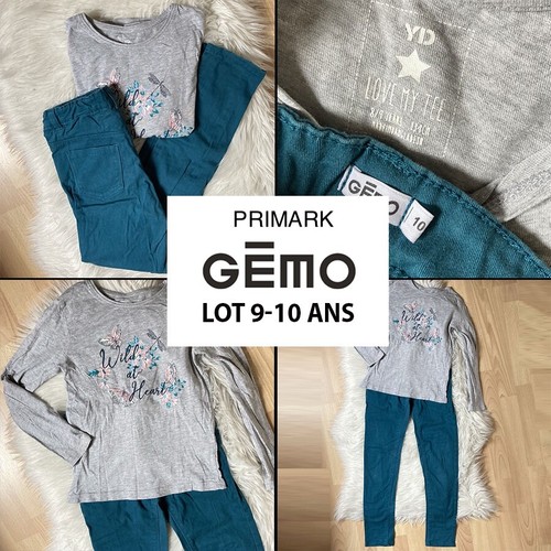 Ensemble jean shirt gemo - ensemble,