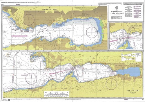 Carte maritime murale - carte,